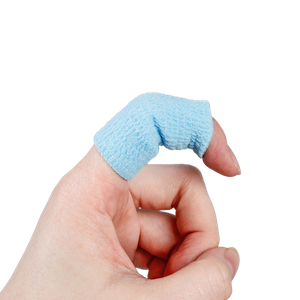 Envoltório de bandagem coesa para proteção dos dedos