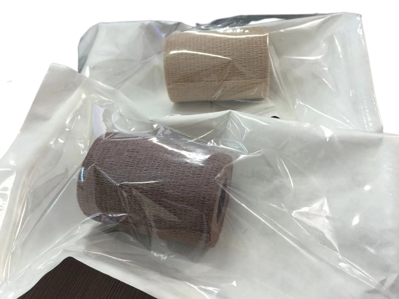 Bandagem coesiva elástica autoadesiva médica não tecida para fixação de fratura