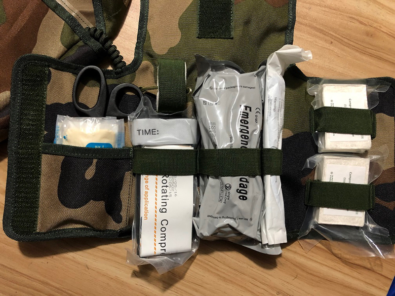 Kit Individual de Primeiros Socorros (IFAK)